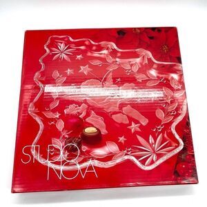 Studio Nova Christmas Crystal Platter